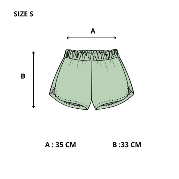 Nike Dri-FIT Women’s Running Shorts – Black/Volt Trim, Size S - Picture 7 of 7